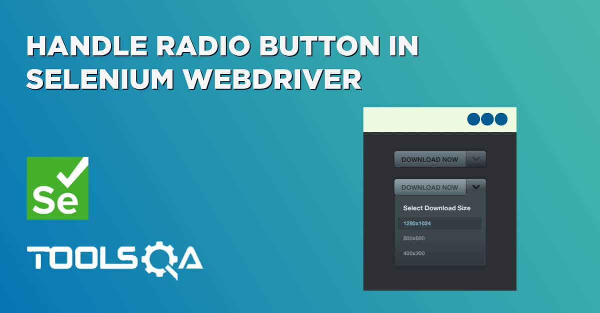 Selenium Radio Button - How to select a Radio Button in Selenium?